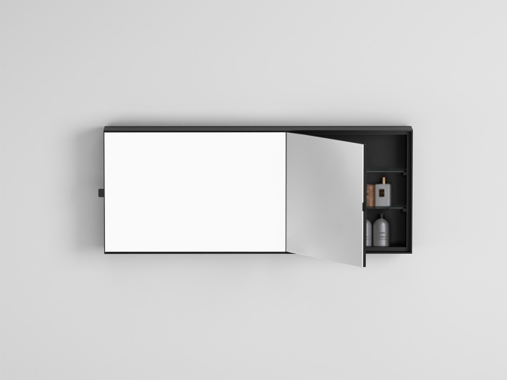Miroir lumineux plafond 40x95 télescopique design ARGO, Ceramica Cielo